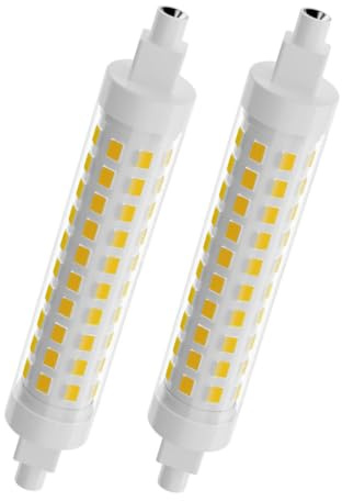 KINGYEENUO Bombilla LED R7S 118MM Regulable 15W 1500Lumen Blanco Neutro 4000K Doble Tubo Luminoso Sustituye Bombilla Halógena Para Lámparas De Suelo Luz De Trabajo Iluminación Paisajística AC 220-240V