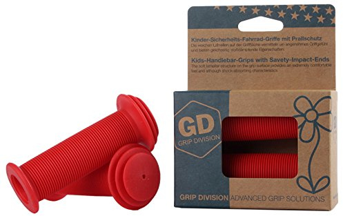 GD Grip Division® Kinderfahrradgriffe mit Sicherheits - Prallschutz | Phthalate frei