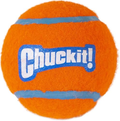 Chuckit! (2 Pack) Tennis Ball Dog Toy Shrink Sleeve Medium 2pk