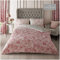 Gaveno Cavailia Peony Flowers Bellerose Double Duvet Set Pink Bedding, 3 Piece Cotton Blend Reversible Floral Bedlinen, Easy Care Bedset, 1 Quilt Cover + 2 Pillow Cases 245865