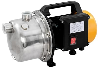 ESPA LEADER Bomba de Superficie ZONDA 130S M, 1300 W, Caudal Máx 4.800 l/h, Altura 50 m, para Bombeo de Aguas Limpias, Riego por Apersión, Goteo y Equipos de Presión, Acero Inoxidable