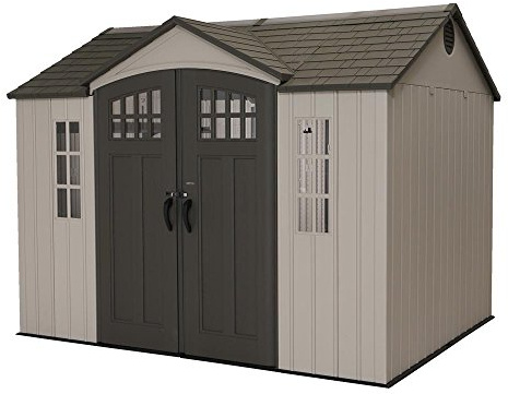 LIFETIME Kunststoff Gerätehaus Jubiläumshaus | Lichtgrau | 244x305x244 cm