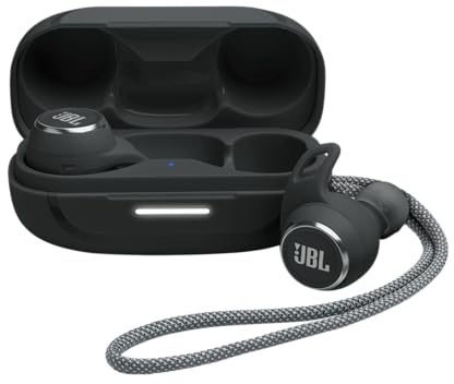 JBL Refect Aero Active Wireless Noise Cancelling Earbuds, 6 Mics for Perfect Calls with VoiceAware, Extremely Dust & Water Resistant, Comfortable Fit, Secure,