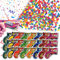 Canon Confettis 24 Pièces Paquet Confettis Bombe Lanceur Multicolore Biodégradables Cannons Anniversaire Etincelants Confettis Lanceur Confettis Pour Remise de Diplôme Mariage Anniversaire