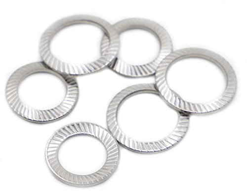 M2,5 M3 M4 M5 M6 M8 M10 M12 M14 M16 304 Edelstahl Tellerfeder Fächerscheibe Rändel Elastische Dichtung DIN9250-M10 10St