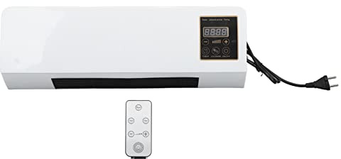 Calentador de aire portátil para baño montaje en pared ventilador eléctrico 220V UE acondicionador pequeño enfriador calentador rápido fácil de operar