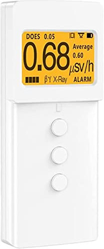CGLYYDS Compteur Geiger, détecteur radioactif avec Affichage LED, testeur de Rayons X Beta Gamma, détecteur de rayonnement électromagnétique, dosimètre Portable détecteur de marbre