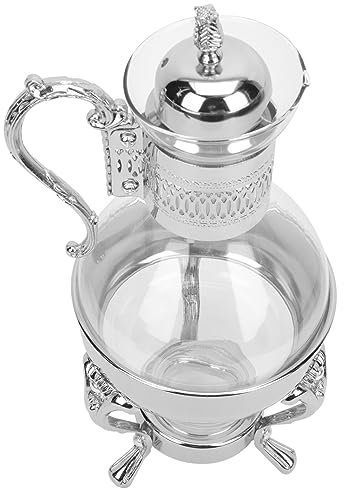 Botella de café con leche de vidrio Tetera turca vintage Tetera Tetera Ollas for estufa Estufa Superior Decorativo Antiguo Árabe Vasos for servir Cocina Regalo de cumpleaños Hervidor de café transpare