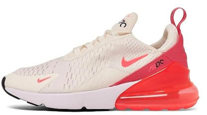 Nike Sneaker Air Max 270 Donna, Sail/Hot Punch-aster Rosa-bianco, 38 EU