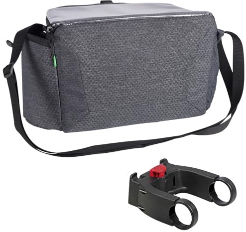 VAUDE eBox Lenkertasche Fahrradtasche Umhängetasche, mit KlickFix Halterung, Melange