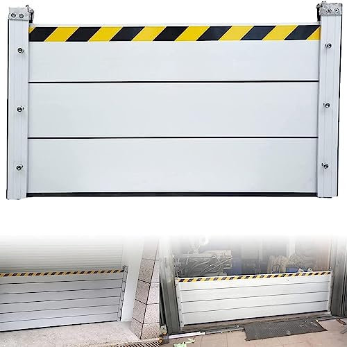 Hochwasserschutzbarriere Straße, Hochwasserschutzbarriere Wasser, Kellerfenster Hochwasserschutzbarriere Entfernung, Aluminiumlegierung, Abnehmbar, Gut Wasserdicht Wiederverwendbar 100x60cm