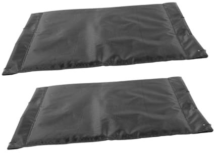 GLEAVI Rollstuhlkissen Sitzpolster 2 Stück Dickes Oxford Gewebe Atmungsaktiv Rutschfest Komfortables Sitzkissen Für Rollstühle Einfach Zu Montieren