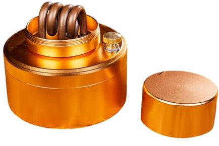 Sharplace Spirit Burner Alcohol Furnace Lightweight Alcohol Burner Camp Furnace for Household Tourist Restaurant Camping Kitchen Gadget, Gold