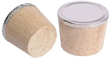 Flaschenverschlüsse aus Holz, 4 Stück, für Wasserflasche, Heißwasserkocher, Korkverschluss, Ersatz für Thermos-Teekessel