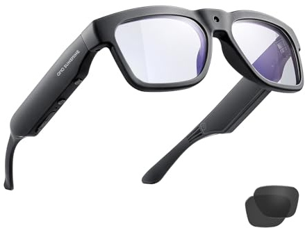 OHO 4K Ultra-Lightweight Smart Glasses, AI Chat & Real-Time Translation, OHO App Supported, Record-While-Charging, UV400 Lens