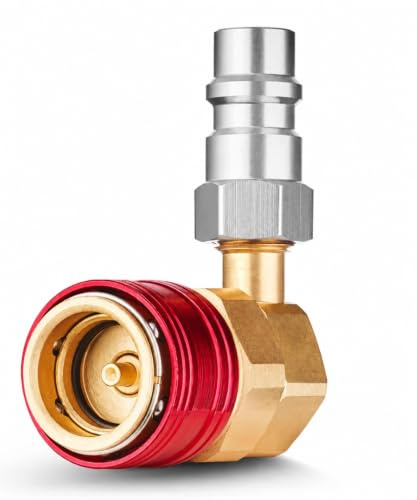 Adaptateur haute pression/basse pression R134a pour recharge de réfrigérant de climatisation automobile sans port LP, pour Renault, pour Audi, pour Ford, pour Mazda, pour Nissan... (1994-2016)