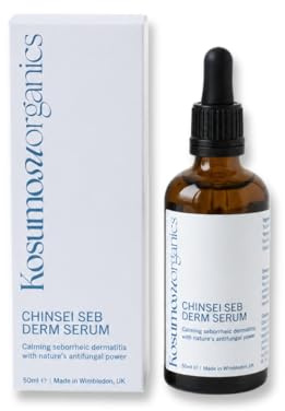 Chinsei Seborrheic Dermatitis Serum for Itchy Flaky Skin - Targets Malassezia Fungal Yeast - C8 MCT, Squalane & Tea Tree - Psoriasis, Cradle Cap, Beard Dandruff - 50ml (50ml)