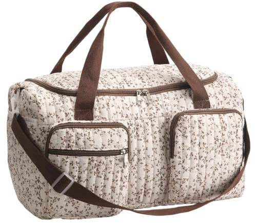 Starnearby Sac a Langer Bebe Fleurie, Sac Maternité Grande Capacité