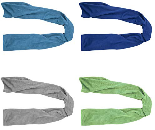 Kühlendes Handtuch (101,6 x 30,5 cm), Eishandtuch, Mikrofaser, weich, atmungsaktiv, kühles Handtuch, hält kühl für Yoga, Sport, Fitnessstudio, Workout, Camping, Fitness, Laufen, Workout und andere