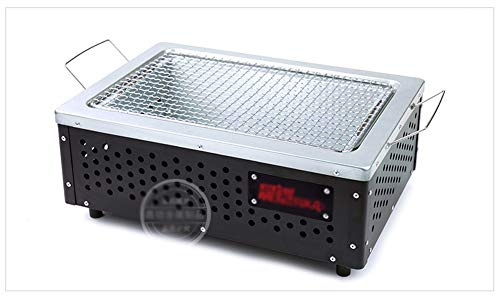 NanXi Barbecue Grill, Portable Japanese Ceramic Hibachi Yakitori Charcoal Camping Grill, Eco-Friendly, Less Smoke