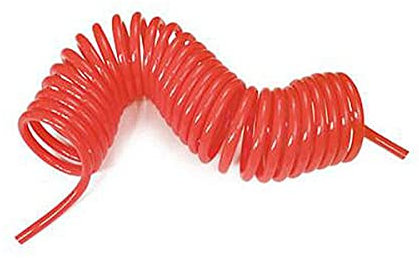 Spiral Pipe steam Pipe Pressure PU10 * 6.5mm 3/6/9/12/15M Compressor Pneumatic high Pressure Telescopic Hose Shrink Spring air d-red,7.5M