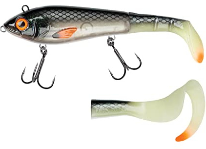 Abu Garcia Svartzonker McHybrid Hybrid-Angelköder - weiches und hartes Hybrid-Design für das Angeln auf Hecht, Barsch und Forelle im Süß- und Salzwasser, handbemalt, 16,5cm & 20cm Farben