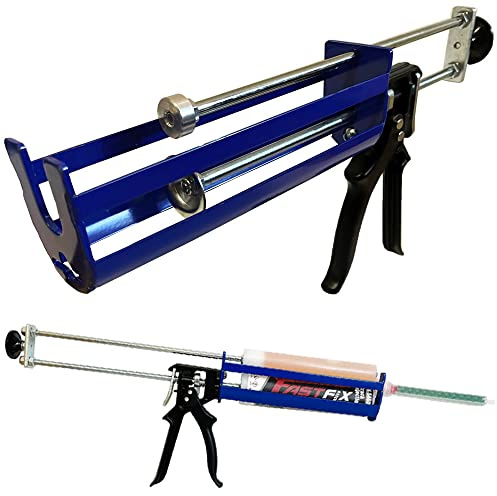 EXCEPTIONAL PRODUCTS – FX400 Dripless Dual Component Cartridge Gun – 400ml/13.5 oz – 24:1 Thrust – 3:1 Mix Ratio – Heavy Duty Adhesive Applicator – Portable Easy use - 2 Part Epoxy Caulk Dispenser (1)