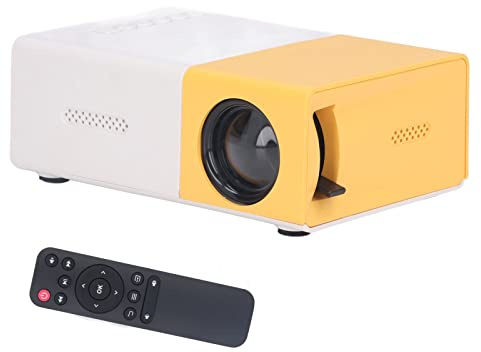 Proyector Portátil Mini TFT LCD 240x320 4:3 - Pantalla de 24-60 Pulgadas Para Cine en Casa y Al Aire Libre - 30000 Horas de Vida Útil LED (EU)