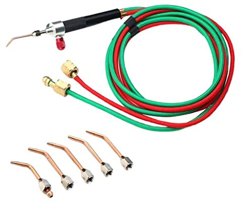 misppro Mini chalumeau à gaz à souder en métal oxygène acétylène bijoux brûleur