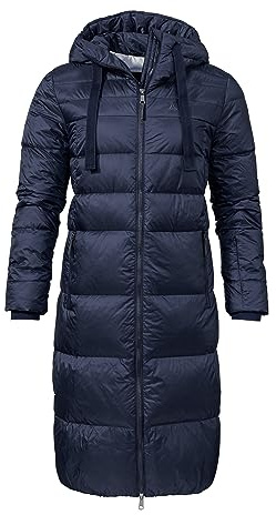 Schöffel Damen Down Coat Kenosha L, wind- und wasserabweisender Daunenmantel mit RDS-zertifizierten Federn, leichte Winter Wanderjacke mit Wärmekragen und Kapuze