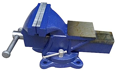 Uonlytech Morsa Da Banco in Ghisa e Acciaio Compatta e Portatile Per Lavorazione Del Legno Artigianato Modellismo e Progetti Fai Da Te Per Uso Domestico e Impieghi Gravosi