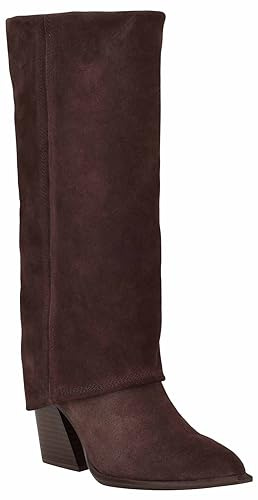 Nine West Rimepy - Botas altas hasta la rodilla para mujer, Marrón Espresso 200, 37 EU