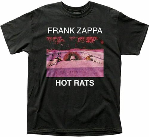 Frank Zappa Hot Rats T Shirt Mens Rock N Roll Music Retro Band Small Black L