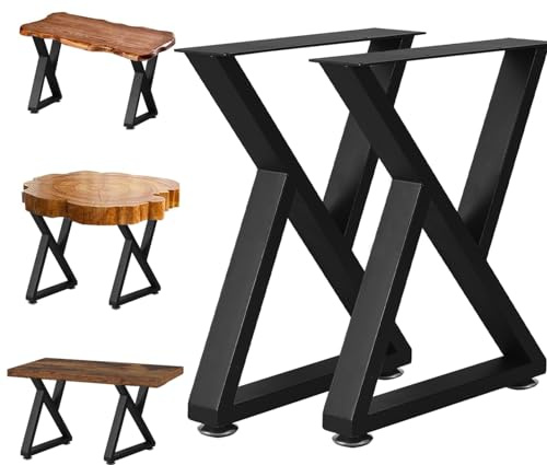 NZHM-HOME 16 Metall Tischbeine Möbelbeine 2PCS, Bankbeine, 40CM Hoch Couchtischbeine, Schreibtischbeine, Beistelltischbeine, Teetischbeine, DIY Tischbeine für Schreibtische Nachtständer Stühle