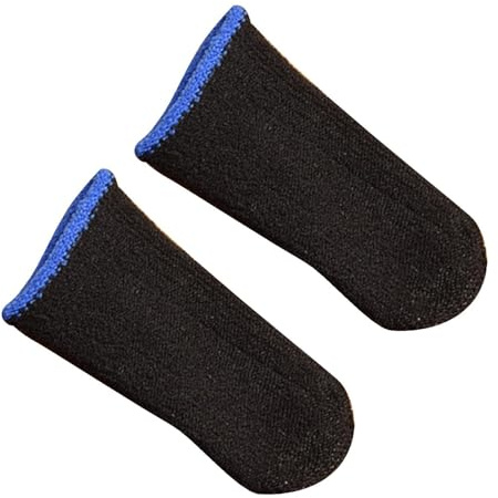 Tumhandskar för TV- – 2 st kolfiber Ggaming fingerhylsor