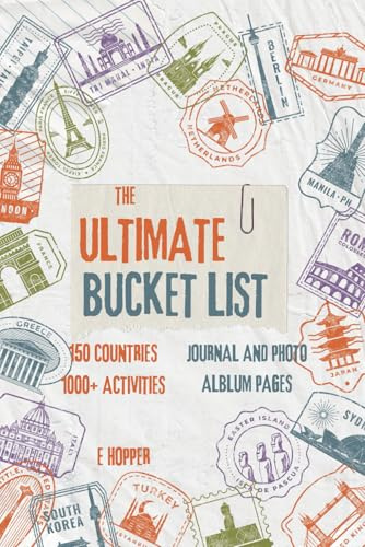 The Ultimate Bucket List: The ideal travel and adventure inspiration. Photo album and journal pages inside!