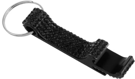VALICLUD porte-clés ouvre-bouteille ceinture en jean décapsuleur rétro boîtes à café gadget multifonction ouvre-bière ouvre-bouteille de bière pour hommes ouvre-bouteille clé strass Silver