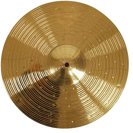 Golden 14 Crash-Becken aus Edelstahl, Schlagzeug-Ersatz, einfach zu installieren, klarer Klang, glatte Oberfläche