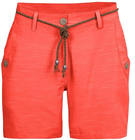 G.I.G.A. DX dam 89 Wmn Shrts casual shorts med bälte GS 89 WMN SHRTS, korall, 44, 38169-000