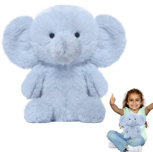 Lpoppcx Kuscheltiere - Plüsch Elefant Kuscheltier,Weiches Kinderzimmer Schlafbegleiter Für Kinder Mädchen Geburtstag