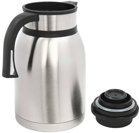 DSYOGX - 2L Thermal Carafe, Stainless Steel Thermos Jug, Coffee Carafe Jugs Machine, Double-Wall Vacuum Insulation Thermal Insulation Coffee Pot for Homes, Offices, Bedsides, Hospitals
