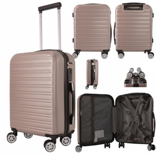 Underseat Travel Case 45 x 36 x 20cm EasyJet Approved Size with Removable Wheels (T-HC-US-1832)