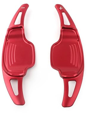 NBHGFF Extensión Paletas Cambios Para Buick Para LaCrosse 2016 2017 2018 2019 Para GL8 2017 2018 2019 Para Verano 2015-2019 Palanca Cambios Extendida Para Volante De Automóvil(Red)