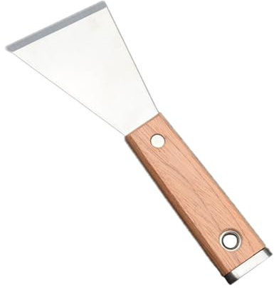 Ipetboom Espátula de Acero Inoxidable para Masilla Hoja Biselada Cuchilla Gruesa Resistente y Diseño Japonés Herramienta Multifuncional para Retirar Masilla y Acabados Bricolaje