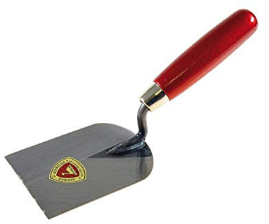 Hermann Schwandt Spatule de stucateur B. inoxydable M. rigide Manche en bois