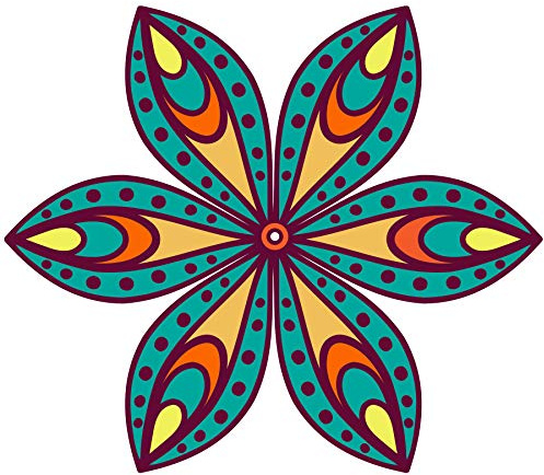 Mandala Sun Catchers Window Stickers - Bohemian Decor - Suncatchers for Windows Decoration - Design 2