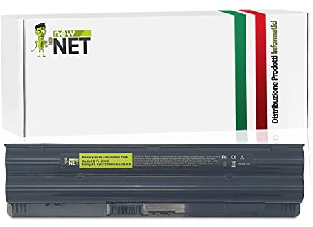 New Net Batteries - Batteria [ 10.8-11.1 V - 5200 mAh - 58 Wh ] compatibile con HP Pavilion dv3-2128tx dv3-2129tx dv3-2130ea dv3-2130ef dv3-2130ei dv3-2130el dv3-2130es