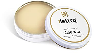 Lettro Schuhwachs, 100 ml, Professionelle Schupolitur, Erhältlich in Mehreren Farben, Außergewöhnlicher Glanz für Schuhe, Taschen, Jacken und Vieles Mehr aus Glattleder, Transparent