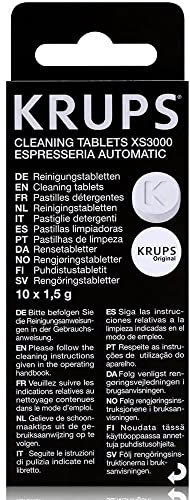 Anakel Home Descalcificador Cafetera XS300010 Pastillas Descalcificadoras Cafetera, Pastillas Compatibles con Krups Limpieza Cafetera, 1,5 gr x 10 unidades