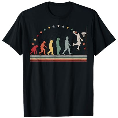 Basketball Evolution Retro Dunking Hobby Basketball T-Shirt